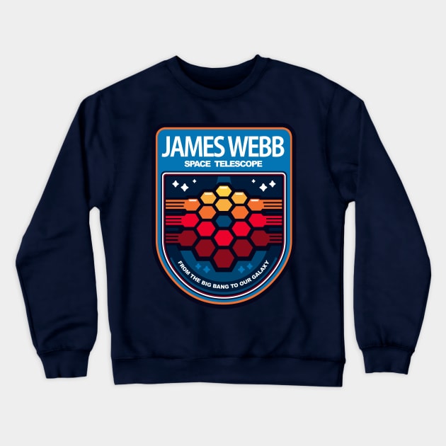 JAMES WEBB SPACE TELESCOPE Crewneck Sweatshirt by wearableitems